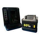 Cat 60v Max 5 0ah Lithium Battery   Charger - Dg6b5   Dg6c3  As Is  