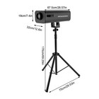 6 Color Led Follow Spot Light Dj Party Theater Disco Stage Spotlight With Stand