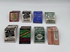 8 Vintage Insurance Advertising Matchcovers Life Accident Fire 1930s-50s