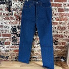 Vtg Levis 501 Jeans 32x30 Button Fly Dark Blue Denim 501-0115 Usa 90s New