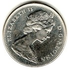 1967 Canadian Five Cent Rabbit Coin