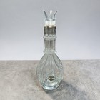 Vtg Art Deco French Decanter Fait Main Liquor 4 Chamber Bottle  And Stoppers