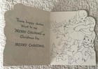 Unused Christmas Boys Girl Ice Skate Dog Vtg Greeting Card 1950s 1960s Sunshine