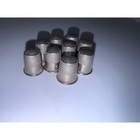 Lot Of 9 Vintage Metal Sewing Thimbles Size 8 Silver Tone Hand Quilting Notions