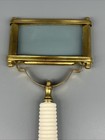 Antique Brass Hand Held Nautical Magnifying Glass Read