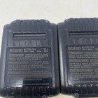 Dewalt 20v Max 2 0ah Battery 2-pack Dcb203-2 Yellow black