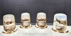Mixed Lot Of 7 Vintage Porcelain Thimbles Sewing Collectibles-skt164