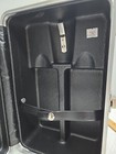 Vintage Portable Travel Bar Hard Shell Case Only  With Key 13 5 X 7 75 X 5 75