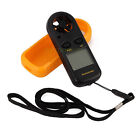 Portable Lcd Digital Anemometer Wind Speed Gauge Meter Measurement Thermometer