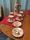 Antique Nippon Moriage Geishas Chocolate Set