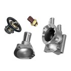 4pcs For 96-00 Honda Civic 1 6l Coolant Thermostat Housing Water Outlet Kit