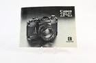Canon F-1 Vintage Film Camera Instruction Manual  g022