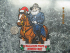 Massachusetts State Police Mounted Unit Christmas Patch For Display Only Rare