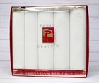 Vintage Paris Classic Set Of 5 Men s White Handkerchiefs Vnip