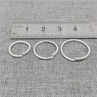 Bulk Sterling Silver Large Open Jump Rings 12mm 14mm 16mm With 1mm Thickness