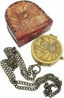 Antique Vintage Brass Pocket Compass Brass Nautical Compass Marine Compass Gift