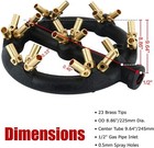 23 Tips Propane Gas Jet Burner Up 100 000 Btu Cast Iron   Brass Wok Burner