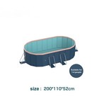 Heavy Duty Pvc Outdoor Folding Pool Non Inflatable Summer Bathing Cooling Pool