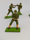 Vintage Britains Deetail 1971 Wwii American Infantry Lot Of 5 4 W  Missing Parts