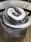 Hd Designs Oversized Sherpa Fleece Blanket 50x70     Super Soft  Cozy  Gray     New