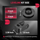  2  Front Leveling Kit For Ram 2500 3500  Strut Spacer Shock Relocation 