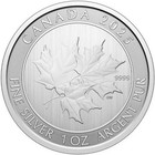 Lot Of 5 - 2025  5 Silver Canadian Triple Maple Leaf 1 Oz Bu