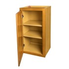 Economy Golden Oak  Raised Panel Kitchen Wall Cabinets