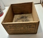 Vintage Goodnuff Peanut Bars Allen   Smith Richmond Virginia Wooden Box