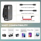 Wireless Lavalier Microphone For Phones dslr Camera Camcorder  2 4g Dual Channel