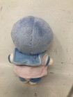 Anime Plush Doll Blue Hair Overalls Crying Eyes Stuffed Toy Collectible