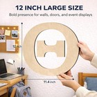 Large Wooden Greek Letters 12 Inch  1 4 Inch Thick Unfinished Big Wood Letter   