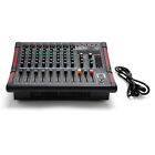 8 Channel Amplifier Power Mixer Bluetooth Trs Audio Mixing W  Usb Slot 16dsp New