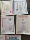 Vtg Machine Knitting Patterns Lot Pat s Patterns jan-december  missing Feb  1987