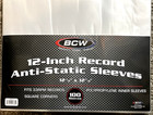 100 Lp Inner Sleeves Anti Static Square Vinyl Record 12  Covers Protectors Bcw