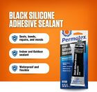 Permatex 81158 Black Silicone Adhesive Sealant  3 Oz  Tube  Pack Of 1