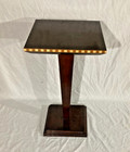 Vintage The Bombay Company Mahogany Wood Table Display Plant Stand - Nice  