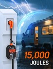 Towtamer 15 000j Rv Surge Protector 30 Amp With Led Display  30 Amp  Orange 