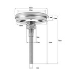 3  Temperature Thermometer Gauge   Barbecue Bbq Grill Smoker Pit Thermostat
