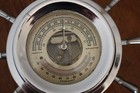 Vintage Chelsea Boston Nautical Ships Wheel Bell Barometer