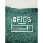 Figs Shirt Mens Large Green Underscrub Baselayer Seamless Long Sleeve