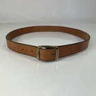 Crewcuts Skull   Crossbones Brown Genuine Leather Belt - Made In Usa - Size 28