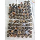 Vintage Silk Thread Wood Spools Lot Of 73 Corticelli Clark s Holland Advance