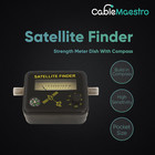 Analog Satellite Signal Finder Strength Meter Directv Dish Fta Compass Network
