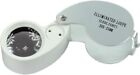 30x Illuminated Led Jewelers Jewelry Loupe Magnifier 25mm Magnifying Glass Lens