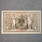 One  1   xf  Guaranteed Authentic 1910 Germany 1000 Mark Bank Note - Wwi Bill