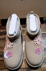 Womens Limited Ed Sold Out Ugg Ultra Mini Fleur Flowery Suede Boot Newbox Sz 9