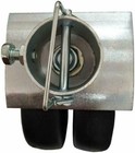 6  Dual Trailer  Jack Caster Wheel With Lock Pin 2000 Lbs Swivel 360    2 Wheels
