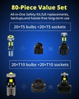 Wljh 40-pack T10 T5 Led Bulbs With Twist Sockets  Polarity-free  White 