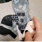 Nwt Pure Barre Camo  mom In Training  Grip Socks Yoga Pilates Size Small   Med