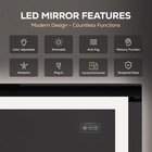 Royalty Led Bathroom Mirror - Backlit   Front Lighted Bathroom Vanity Mirror    